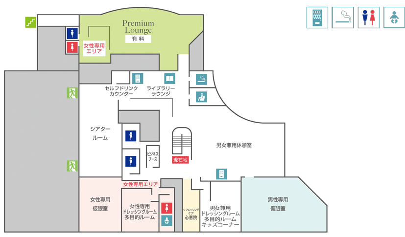 フロアマップ2F
