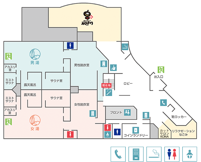 フロアマップ1F