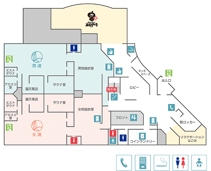 フロアマップ1F