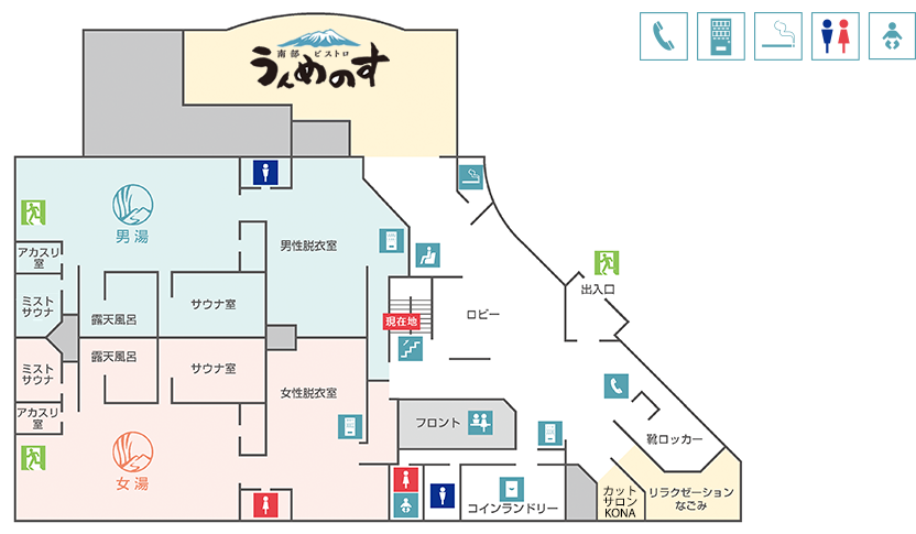 フロアマップ1F